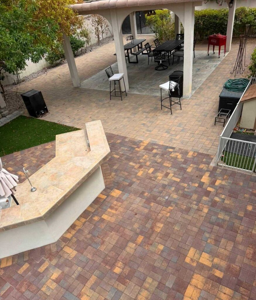 Paver installation