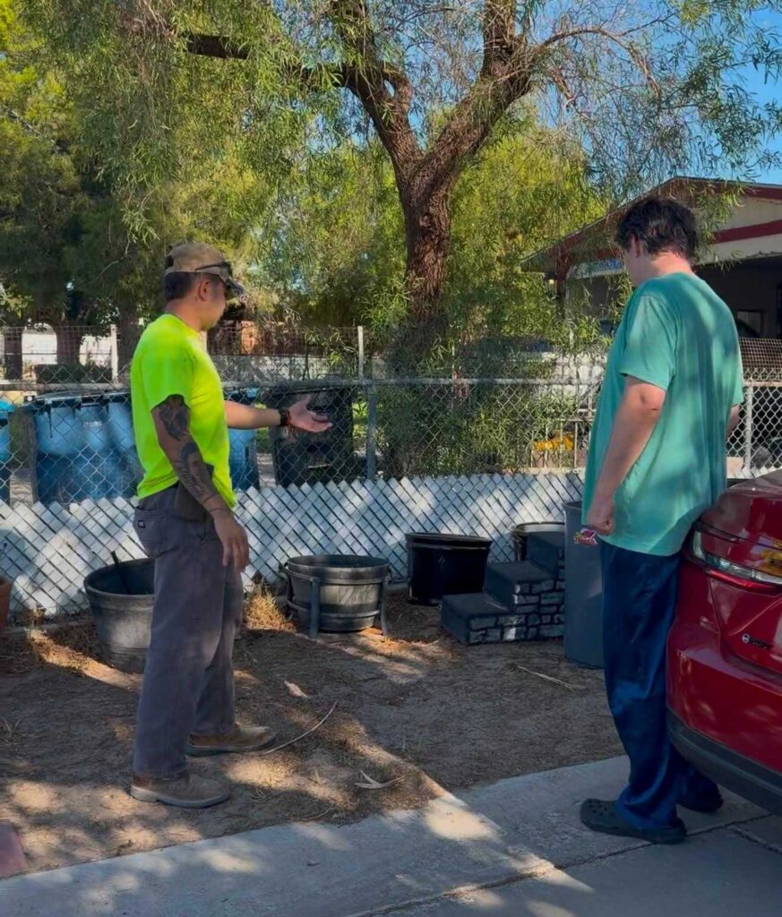 cc Hauling with a client